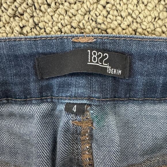 1822 Denim Slim Skinny Denim Stretch Blue Jeans US Women's 4 - Picture 3 of 7